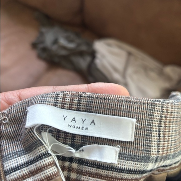 YAYA WOMEN | plaid mini skirt | size 44 - Picture 8 of 9